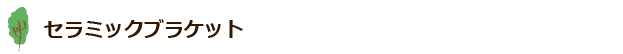 セラミックブラケット